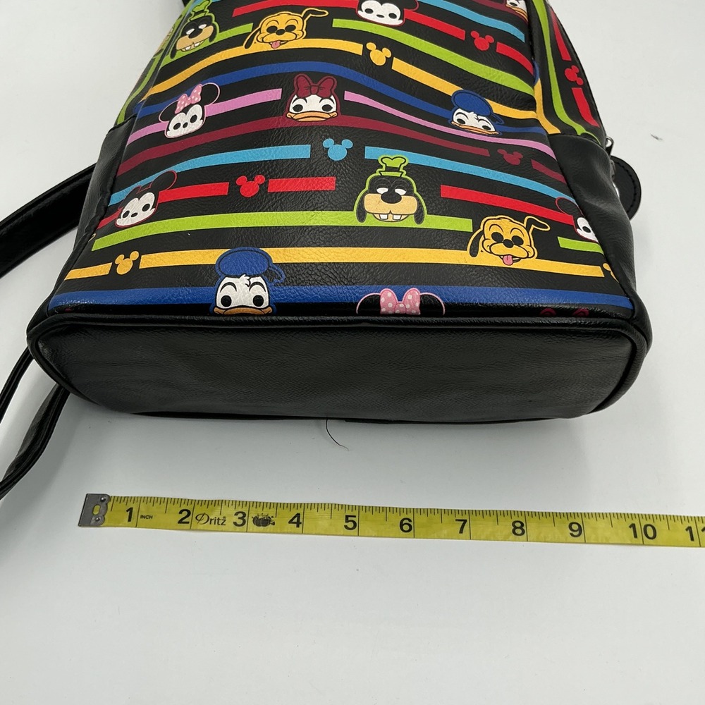 Disney Funko Pop Mickey Friends Rainbow Stripe Emoji Mini Backpack Minnie Charm - Picture 7 of 9